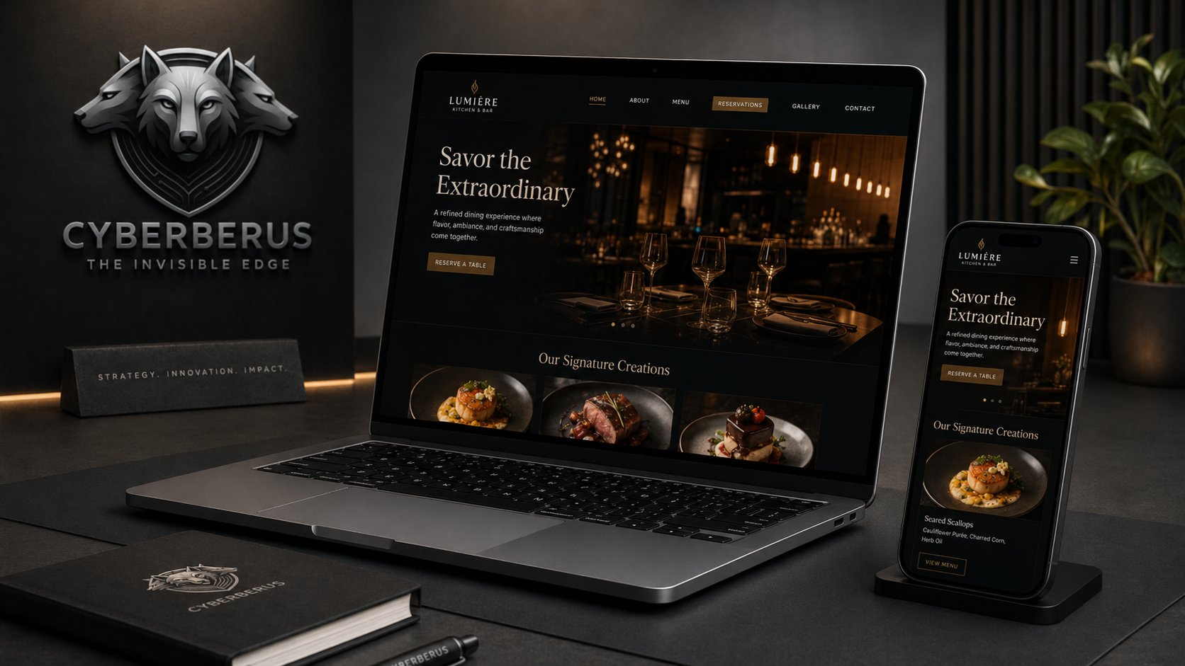Kafe Restoran Web Sitesi